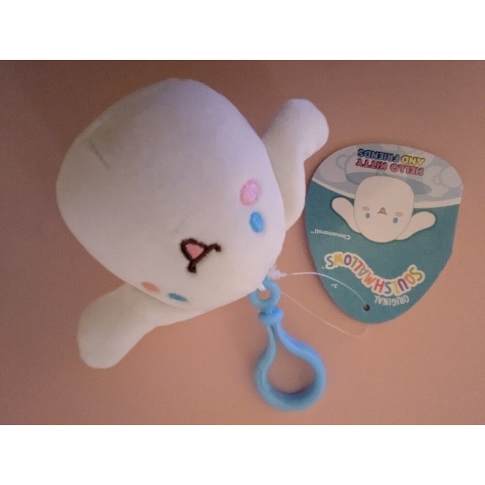 Squishmallows Sanrio 3.5-Inch Cinnamoroll Official Jazwares Plush Hello Kitty